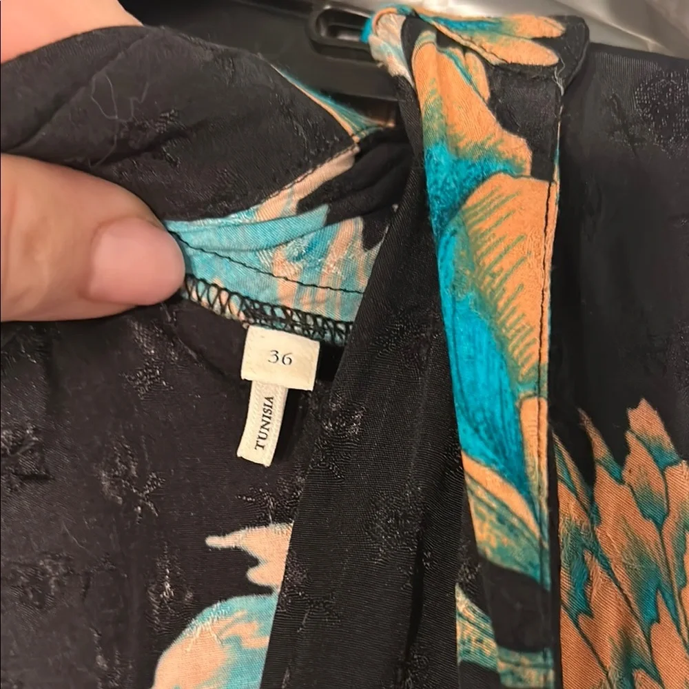 Sandro Paris Floral Tie-Front Dress - Picture 7 of 7